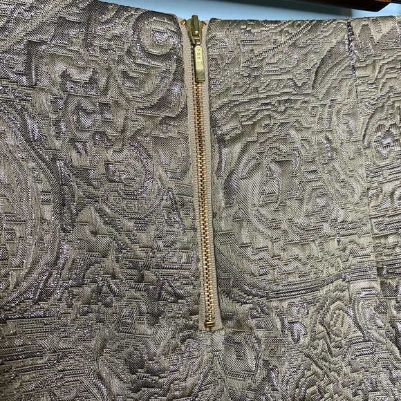 The Limited Gold Paisley Jacquard Pencil Skirt - Picture 3 of 7